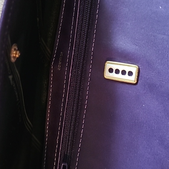 Rolfs American Classic Vintage Purple Cowhide Leather Checkbook Wallet - Picture 6 of 13